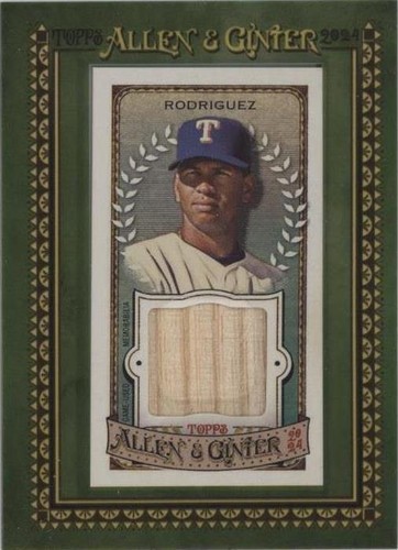 2024 Topps Allen & Ginter - Alex Rodriguez #MFR-ARO