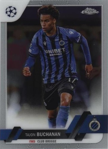 2022-23 Topps Chrome UEFA Club Competitions Tajon Buchanan #44