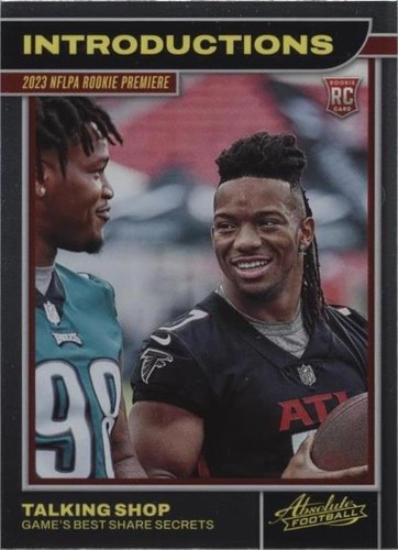 2023 Panini Absolute Bijan Robinson Jalen Carter #6