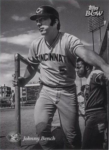 2023 Topps Black & White - Johnny Bench #72
