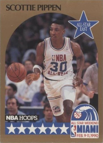 1990-91 NBA Hoops Scottie Pippen #9 All-Star Chicago Bulls
