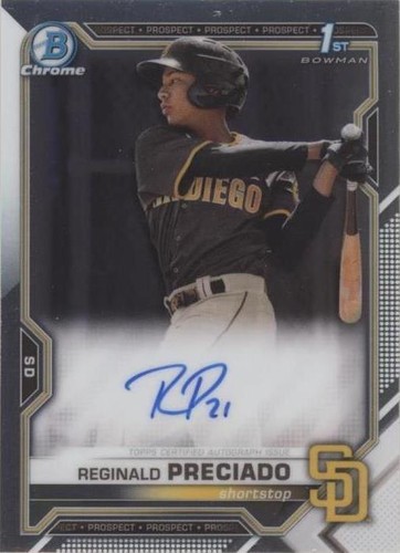 2021 Bowman Chrome - Reginald Preciado #CPA-RPR