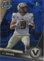 2023 Bowman University Chrome Sapphire Edition Aj Swann #116