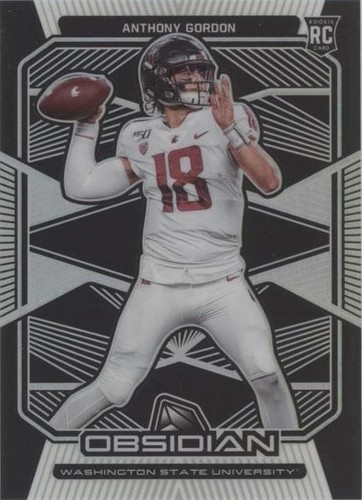 2020 Panini Obsidian Draft Picks Anthony Gordon #43