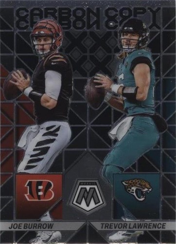2023 Panini Mosaic Joe Burrow Trevor Lawrence #CC-3