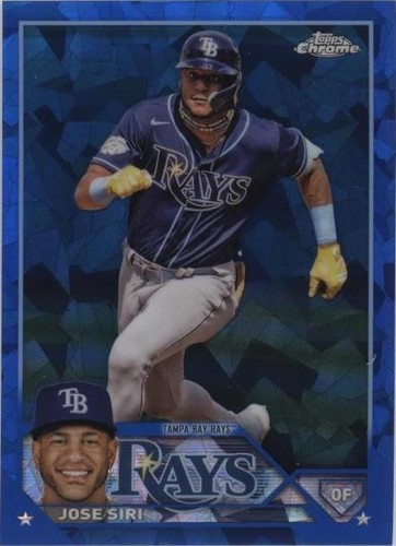 2023 Topps Chrome Update Series Sapphire Edition - Jose Siri #USCS78