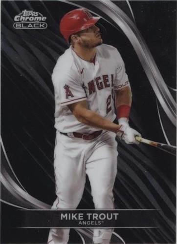 2024 Topps Chrome Black - Mike Trout #73