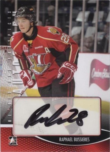 2012-13 In the Game Heroes and Prospects - Raphael Bussieres #A-RB
