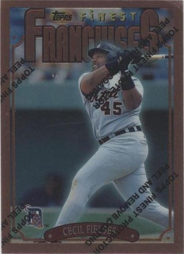 1996 Topps Finest - Cecil Fielder #344