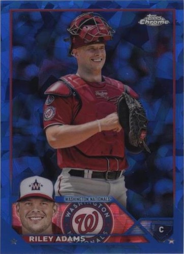 2023 Topps Chrome Update Series Sapphire Edition - Riley Adams #USCS136