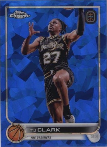 2022-23 Topps Chrome OTE Overtime Elite Sapphire Edition - TJ Clark #49