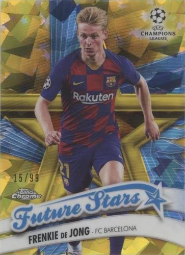 2019-20 Topps Chrome UCL Sapphire Edition Frenkie de Jong #FS-FDJ