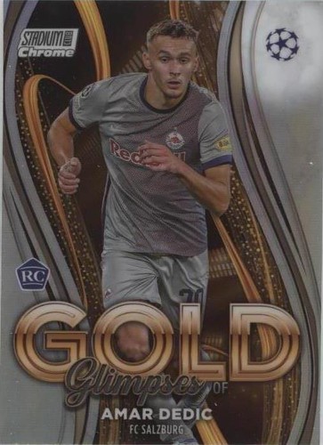 2022-23 Topps Stadium Club Chrome UEFA Club Competitions Amar Dedic #GG-AD