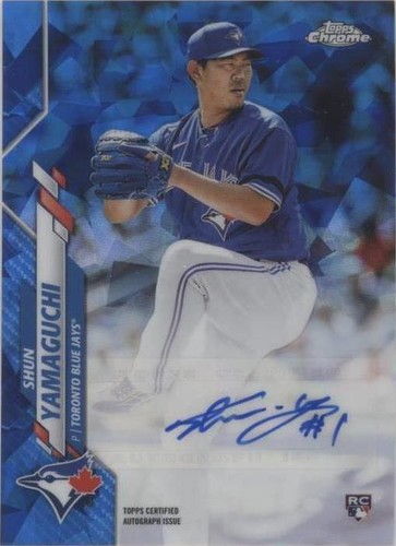 2020 Topps Chrome Update Series Sapphire Edition - Shun Yamaguchi #RA-SY