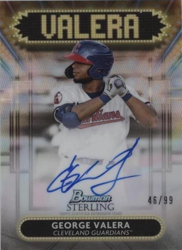 2022 Bowman Sterling - George Valera #SSA-GV