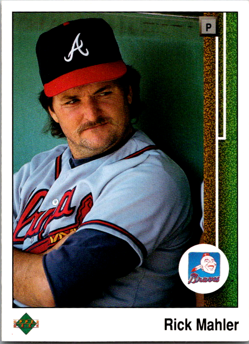 1989 Upper Deck Baseball Rick Mahler #74 Atlanta Braves