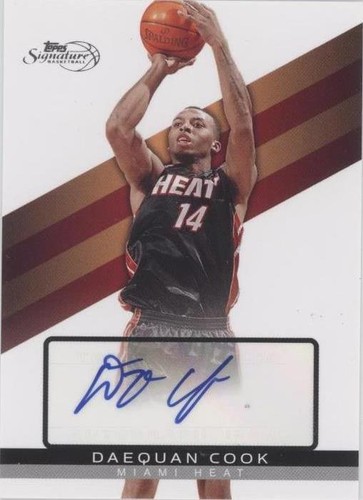 2008-09 Topps Signature - Daequan Cook #TSA-DC
