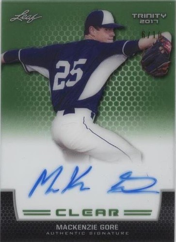 2017 Leaf Trinity - MacKenzie Gore #CA-MG1