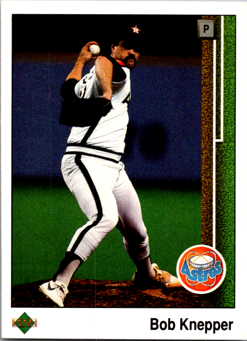 1989 Upper Deck Baseball Bob Knepper #422 Houston Astros