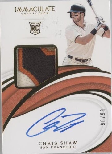 2019 Panini Immaculate Collection - Chris Shaw #9