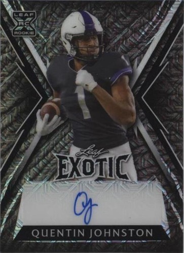 2023 Leaf Exotic Quentin Johnston #BA-QJ1