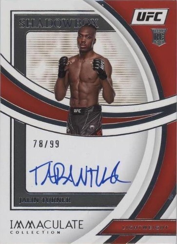 2022 Panini Immaculate Collection UFC - Jalin Turner #SS-JTN