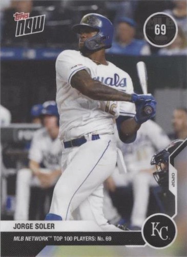 2020 Topps Now MLB Network Top 100 Players - Jorge Soler #MN69