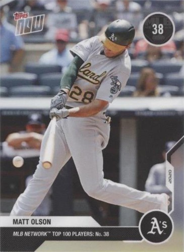 2020 Topps Now MLB Network Top 100 Players - Matt Olson #MN38