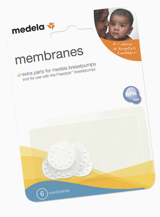 Medela Membranes for Breast Pumps 6 Pk BPA-free Nursing Breastfeeding Supplies