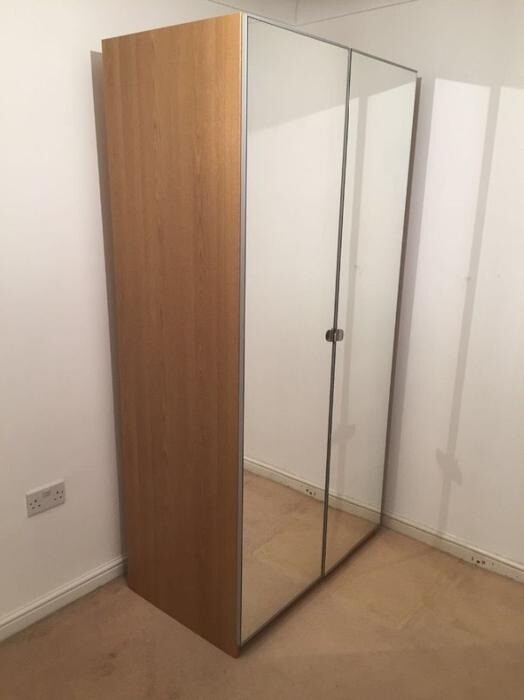 Ikea Pax Wardrobes With Mirror Doors In Teddington London