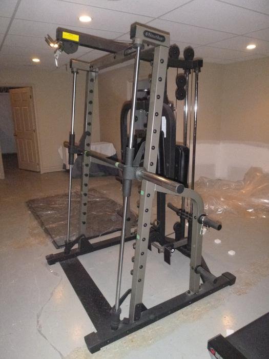 NAUTILUS NTSM1 PROFESSIONAL SMITH MACHINE WITH HEAVY DUTY BENCH AND