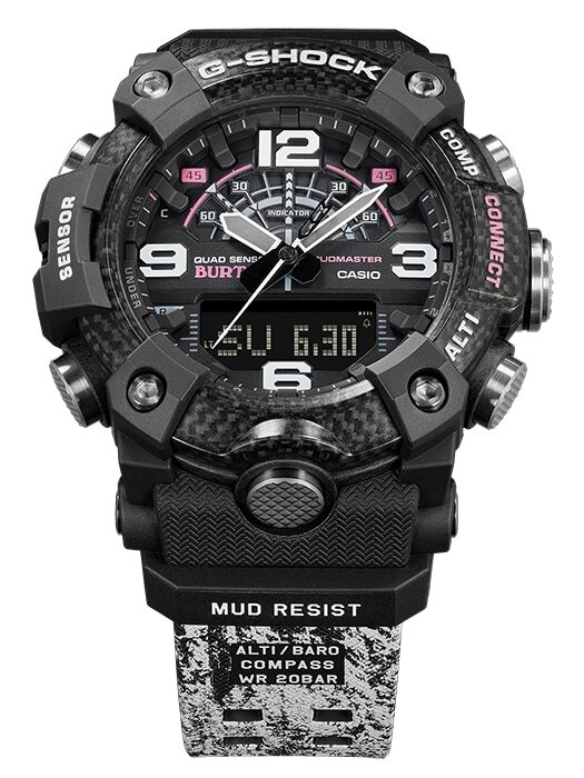Pre-owned Casio G-shock Gg-b100btn-1ajr Burton Collaboration Model Mudmaster Watch Men's