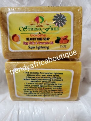 Evob Stress free Glow getter beautifying  soap with egg yolk & turmeric 200gx1