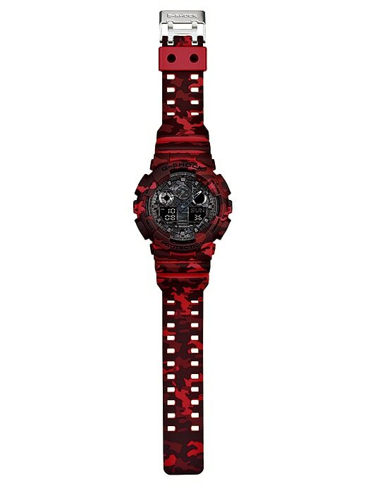 Pre-owned G-shock Casio  Camouflage Series Shock Water Magnetic Resistant Ga-100cm-4a