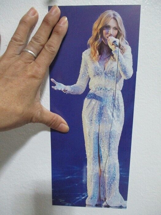 diva celine dion singer photo canada celebrity picture 4.5x11.5 inch las vegas