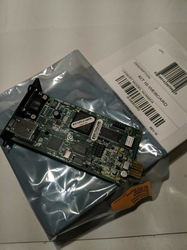 Liebert 416701G Intellislot Web Card UPS MANAGEMENT INTERFACE RS232/ETHERNET