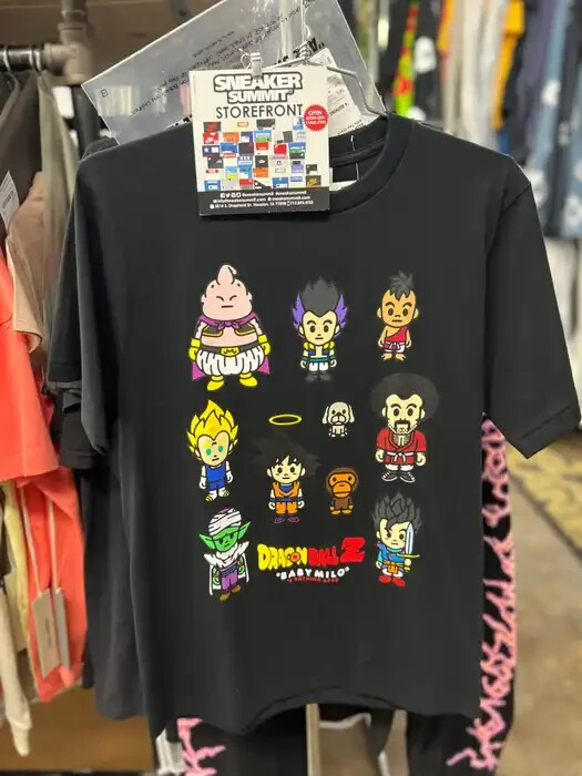 Bape X Dragon Ball Z Baby Milo Tee Black | eBay