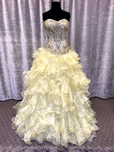 Yellow Prom/Quinceanera dress (size 6)