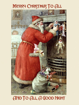 Merry Christmas to All 絵画　アンティーク a-merry-xmas-by-ruth-poole-2-