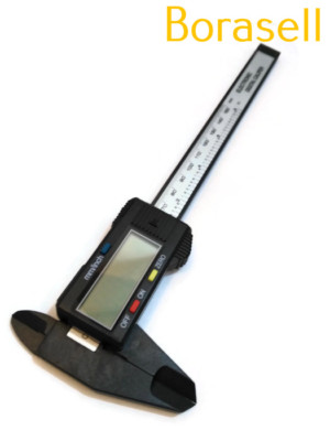 150mm/6'' Electronic Digital Gauge Carbon Fiber Vernier Caliper Micrometer *USA*