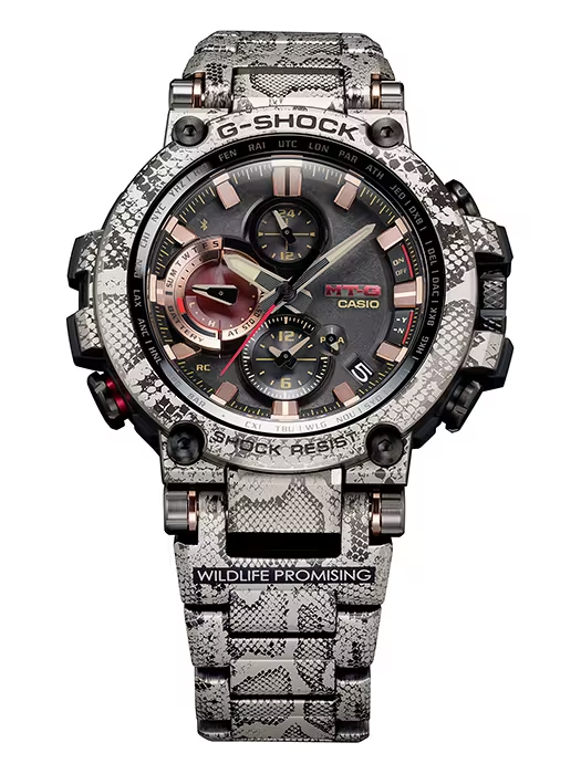 Pre-owned G-shock Mint Casio  Mt-g X Wildlife Promising Limited Edition Watch Mtgb1000wlp-1