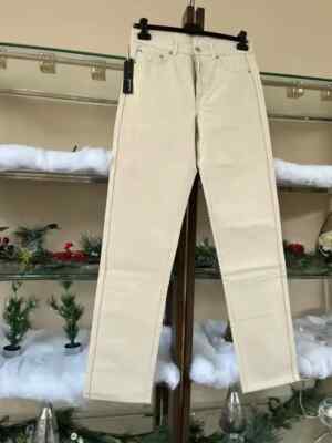 Jil Sander , Denim Jeans in Ivory BNWT 30 US
