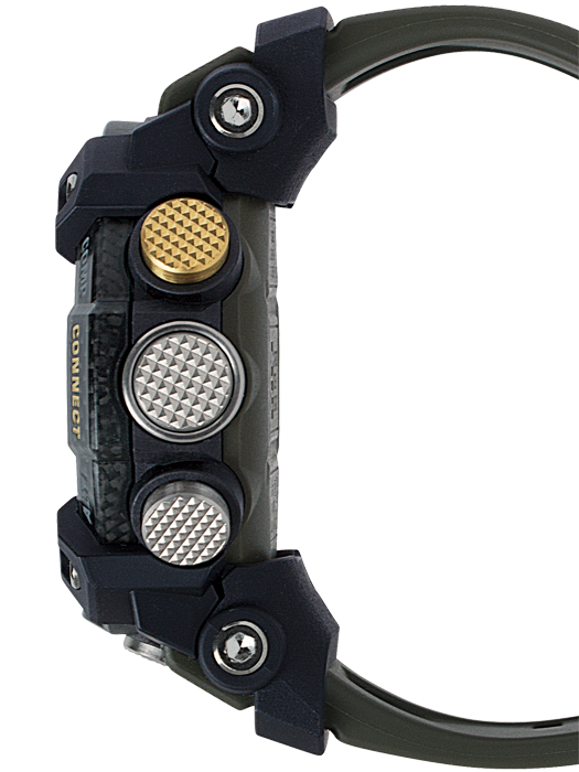 Pre-owned G-shock Authentic  Mudmaster Ggb100-1a3 W/ Quad Sensor Watch - Green Strap