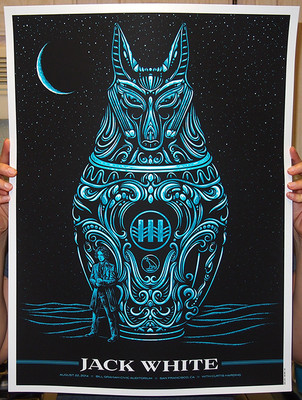 Jack White Stripes 14 San Francisco Poster Signed & Numbered