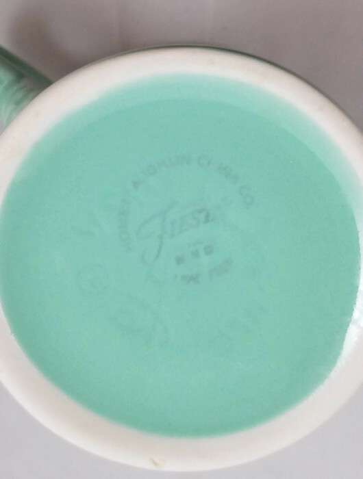 Fiestaware Fiesta Mug Coffee Cup Ring Handle Turquoise
