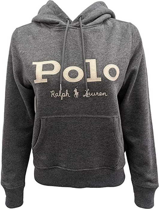★POLO RALPH LAUREN★ Polo logo sweatshirt hoodie (GREY) Polo Ralph Lauren Men's Grey Heather Cotton Blend Fleece