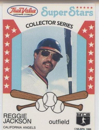 1986 True Value Hardware Super Stars - Reggie Jackson #13