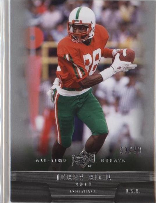 2012 Upper Deck UD All-Time Greats Jerry Rice #24