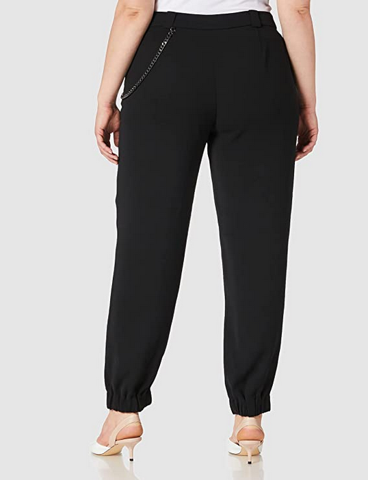 パンツ ARMANI EXCHANGE Woman Pants Black XW000824AF10818 UC001 AX Women's Pants with Drawstring and Elastic - ARMANI