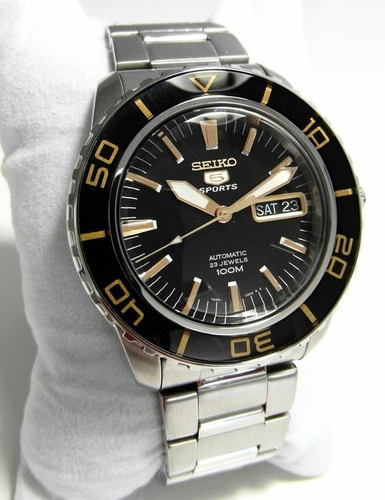 Pre-owned Seiko 5 Snzh57k1 Mechanical Automatic Men's Watch +worldwide Warranty Us4